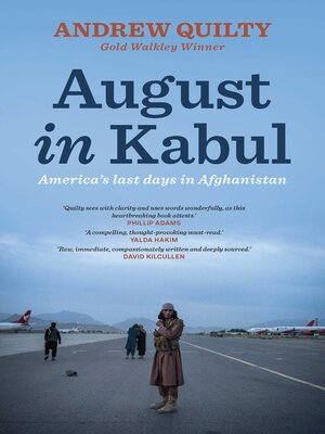 cover image of August in Kabul